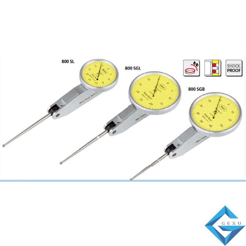 德國馬爾Mahr 長測頭型杠桿表800SL 0.5mm機械杠桿百分表4301300
